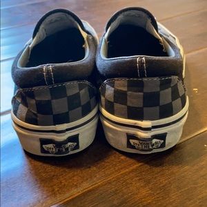Kids/mens size 5.5 Vans checkered slip on